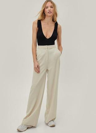 🖤 боди nasty gal (новое) — женское, с завязками, без рукавов | черный | размер s (uk 8 / 44)