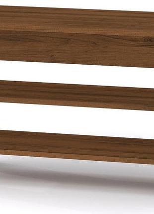 Стол журнальный джаз-2 компанит орех экко (90,4х45,4х52 см)