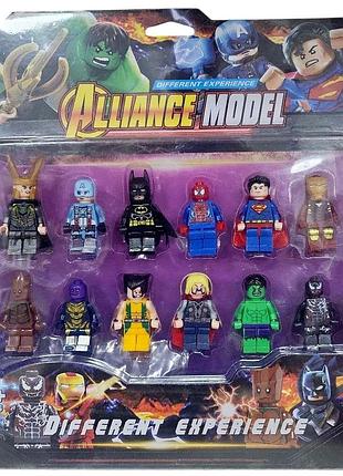 Фигурки супергерои lego (12 шт) (25-155) ptr