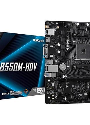 Материнская плата asrock b550m-hdv socket am4