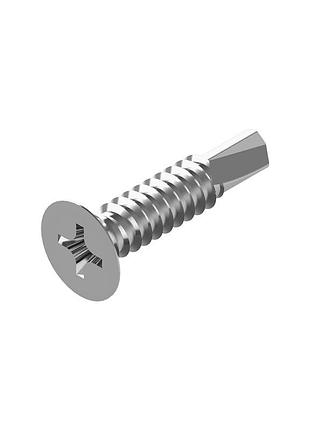 Din7504p 4,2х25 ph2 саморез со сверлом max=3 tex-ci нержавеющая сталь потайная головка (500 шт.) [n9t100000n9t142250] metalvis