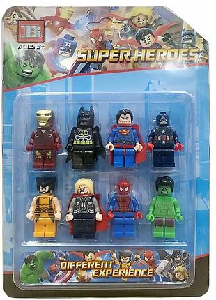 Набор фигурок super heroes (8 шт) 33602 ptr