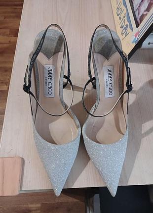 Слингбэки jimmy choo, оригинал, б/у. 39 размер.