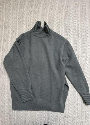 Сірий світер від h&м