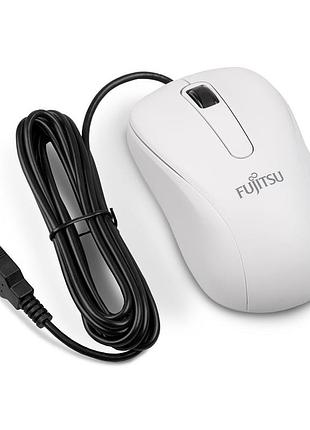 Мышь проводная usb fujitsu m520 1000 dpi белая /бу