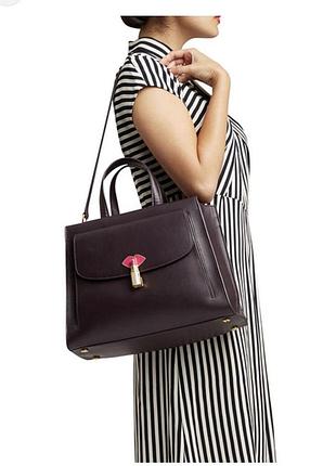 Брендова шкіряна сумка lulu guinness