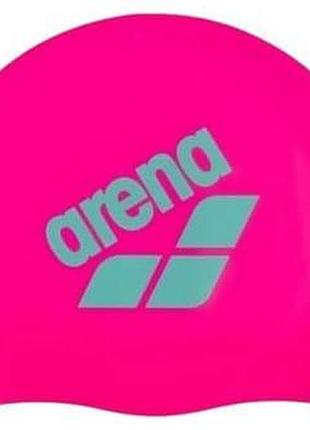 Шапка для плавання arena big logo cap рожевий уні ofsm
