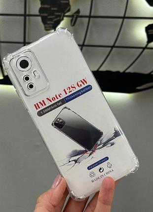 Чехол с бортиком прозрачный для xiaomi redmi note 12s,силиконовый чехол для телефона редми ноут 12s