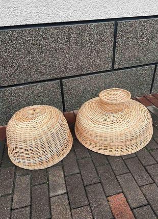 Набір люстер плетених натуральних