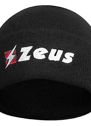 Шапка zeus zuccotto lana чорний чол ofsm