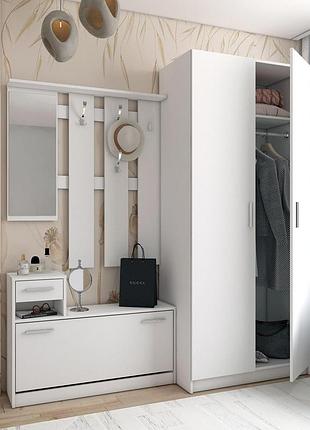 Передпокій doros alice та шафа promo білий (drs-011385)