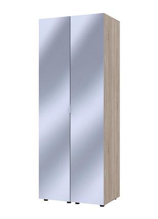 Комплект пеналов для одежды doros гелар (2 шт.) 78х49,5х203,4 см 2 зеркала/дуб сонома (drs-011127)