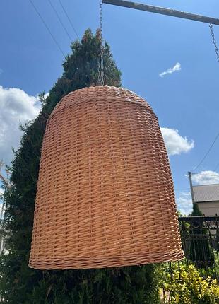 Абажурний бра плетеный