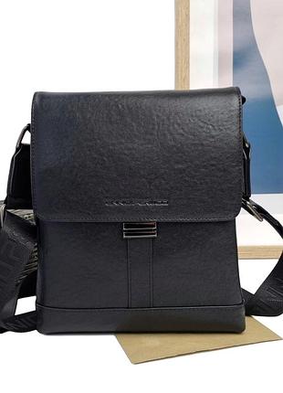 Сумка-планшет для мужчин натуральная кожа черный арт.6702az black ennio perucci (китай)