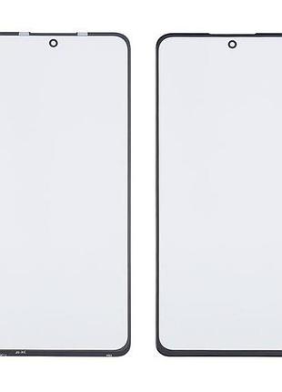 Стекло тачскрина с oca плёнкой для xiaomi poco x4 pro/ redmi note 11 pro (5g) чёрное с олеофобным покрытием,