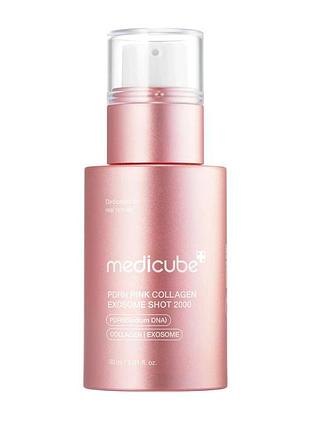 Сыворотка medicube pdrn pink collagen exosome shot 2000 30 мл с полинуклеотидами, экзосомами и спикулами