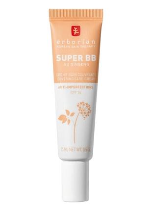 Bb крем erborian super bb ginseng dore spf 20 15 мл