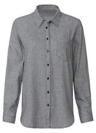 Сорочка жіноча фланелева клітинка esmara® німеччина, р. 36 євро - 42 наш
