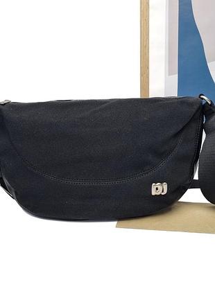Женская сумка через плечо кросс-боди экокожа черный арт.cm7662 black davidjones франція