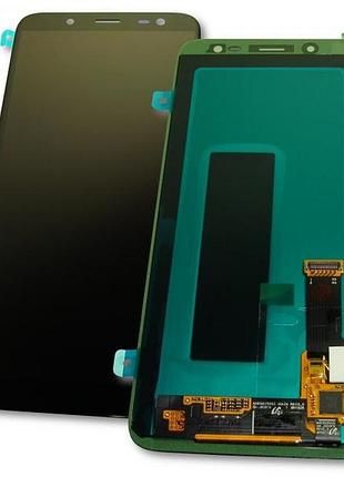 Дисплей samsung j6 galaxy j600 2018 + сенсор черный, gh97-21931a oled | модуль