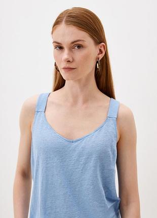 Intimissimi-m-майка из льна-голубая