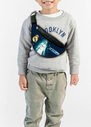 Сумка-бананка детская криштиана роналда 32х15см, бананка для мальчика через плечо (01033) ptr