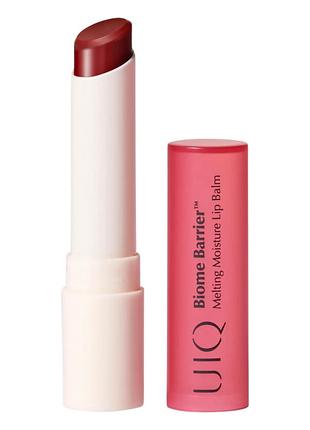 Зволожувальний бальзам для губ uiq biome barrier™ melting moisture lip balm rosy 3,2 g (рожевий напівпрозорий)