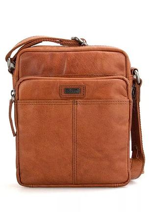 Сумка чоловіча натуральна шкіра коричневий арт.299d13147 brandy spikes&sparrow голландія