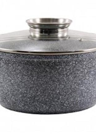 0320-sn кастрюля zauberg мармур кругла 2,3л в коробці