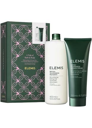 Elemis расслабляющий дуэт для ванны и душа дикая природа британии a tale of bath & body british wilderness set