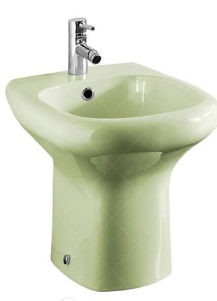 Биде напольное rak ceramics compact зеленый фарфоровое биде для ванной комнаты сантехника dm-11