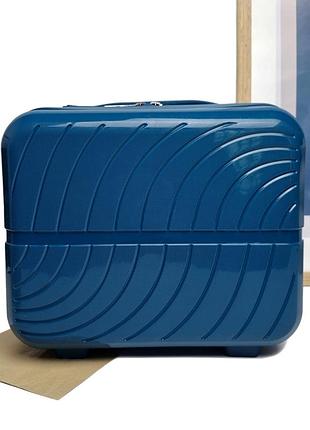 Бьюти кейс полипропилен бирюзовый арт.pp001 blue (китай)