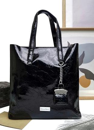 Сумка для женщин натуральная кожа черный арт.s91147 black safenta (китай)