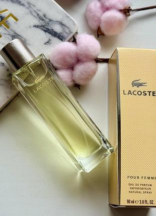 Духи женские lacoste pour femme 90 мл парфюм лакоста пур фамм парфюмированная вода