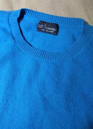 Пуловер, свитер кашемир 💯%🩵🩵🔥💥💥💥