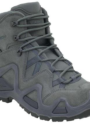 Берці lowa zephyr gtx mid сірого кольору 45