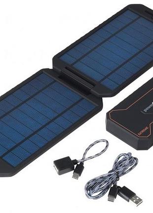 Тактическое портативное солнечное зарядное устройство powertraveller extreme 12000 мач