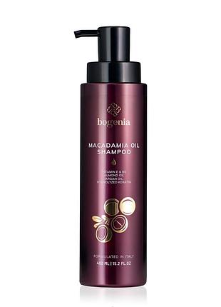Шампунь для волос с маслом макадамии macadamia oil shampoo 400 мл bogenia bg435 №001