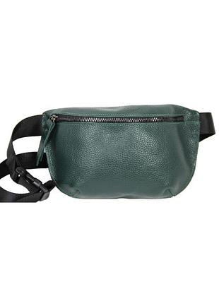 Женская сумка на пояс borsacomoda зеленая