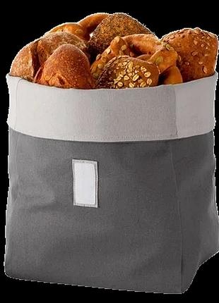 Сумка, корзинка для хлеба, хлебобулочных изделий из хлопка ernesto