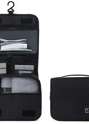 Дорожня косметичка ecarla чорна