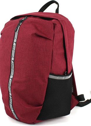 Городской рюкзак wallaby бордовый на 21л
