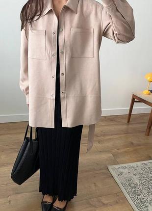 Жакет, сорочка велюр