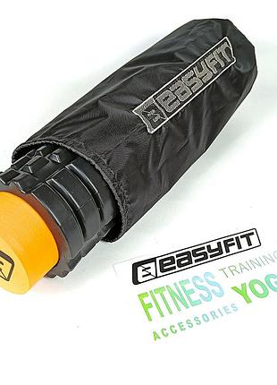 Масажний ролик easyfit pro active 33 см подвійний