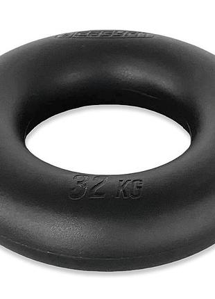 Эспандер кистевой кольцо easyfit ring 32 кг черный