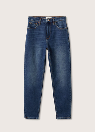 Джинсы мом женские mango,32,хлопок,синие,момы,терти,брюки,джинсы,mom,jeans,штаны,варенки,купить,свободные,прямые,манго