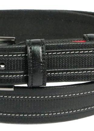 Мужской ремень под брюки skipper черный