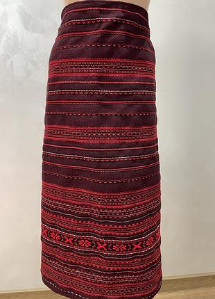 Стильна жіноча спідниця плахта (запаска) ручної роботи. п-202