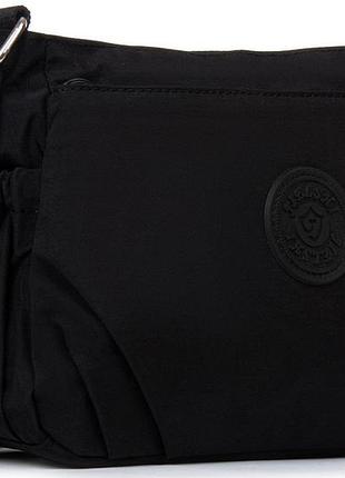 Жіноча текстильна сумка на плече jielshi чорна