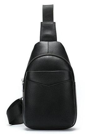 Сумка через плечо мужская vintage 14857 черная маленькие den 20